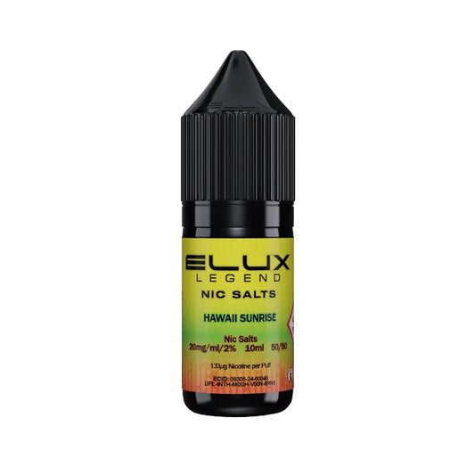 Hawaii Sunrise 10ml Nic Salt by Elux Legend