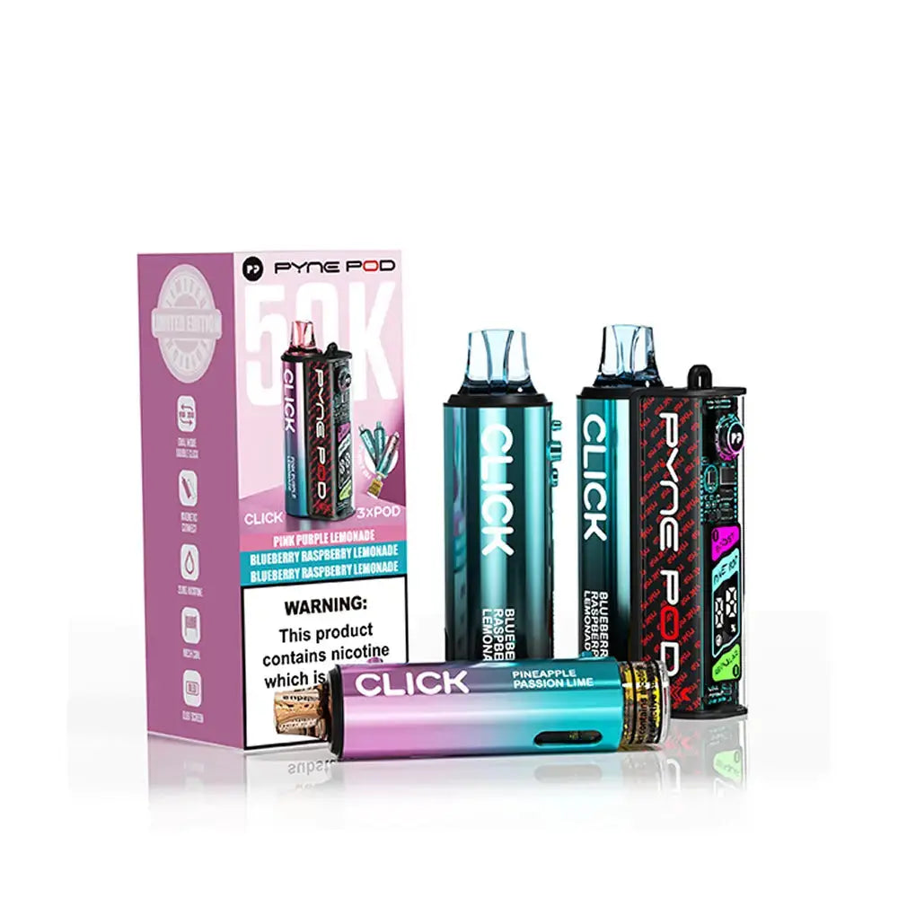 Pyne Pod Click 50K Prefilled Pod Kit Pod Salt