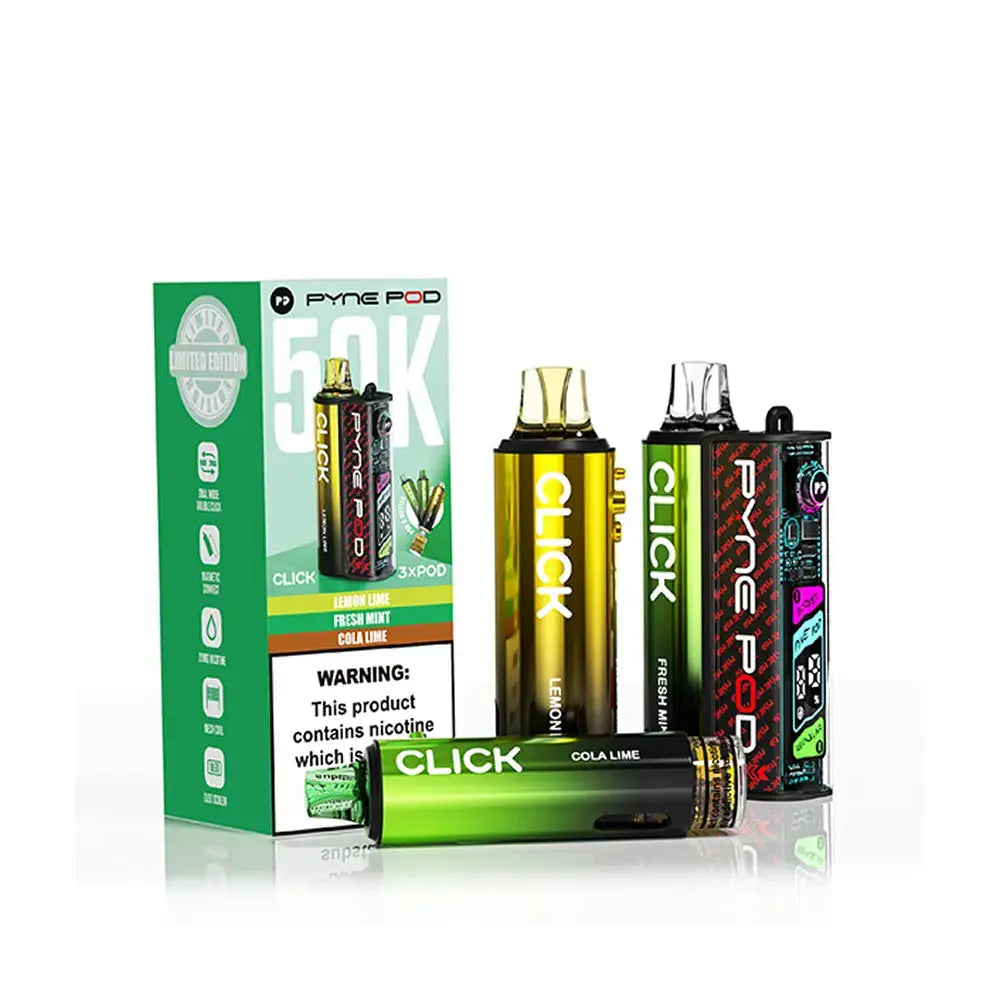 Pyne Pod Click 50K Prefilled Pod Kit Pod Salt