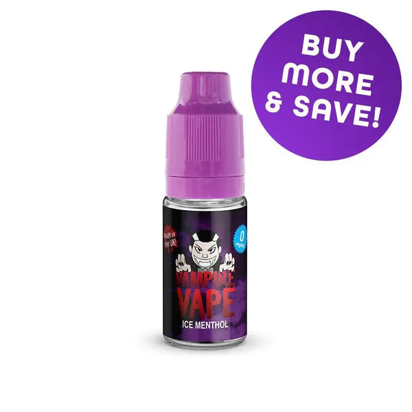 Ice Menthol Freebase Vape Juice 10ml | Vampire Vape