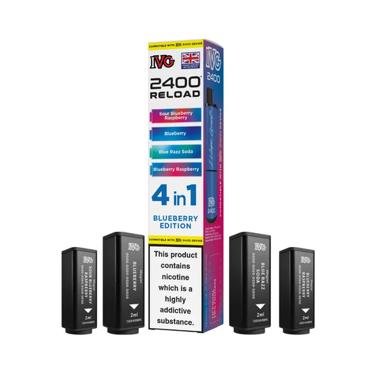 IVG 2400 Reload 4-in-1 Prefilled Pods