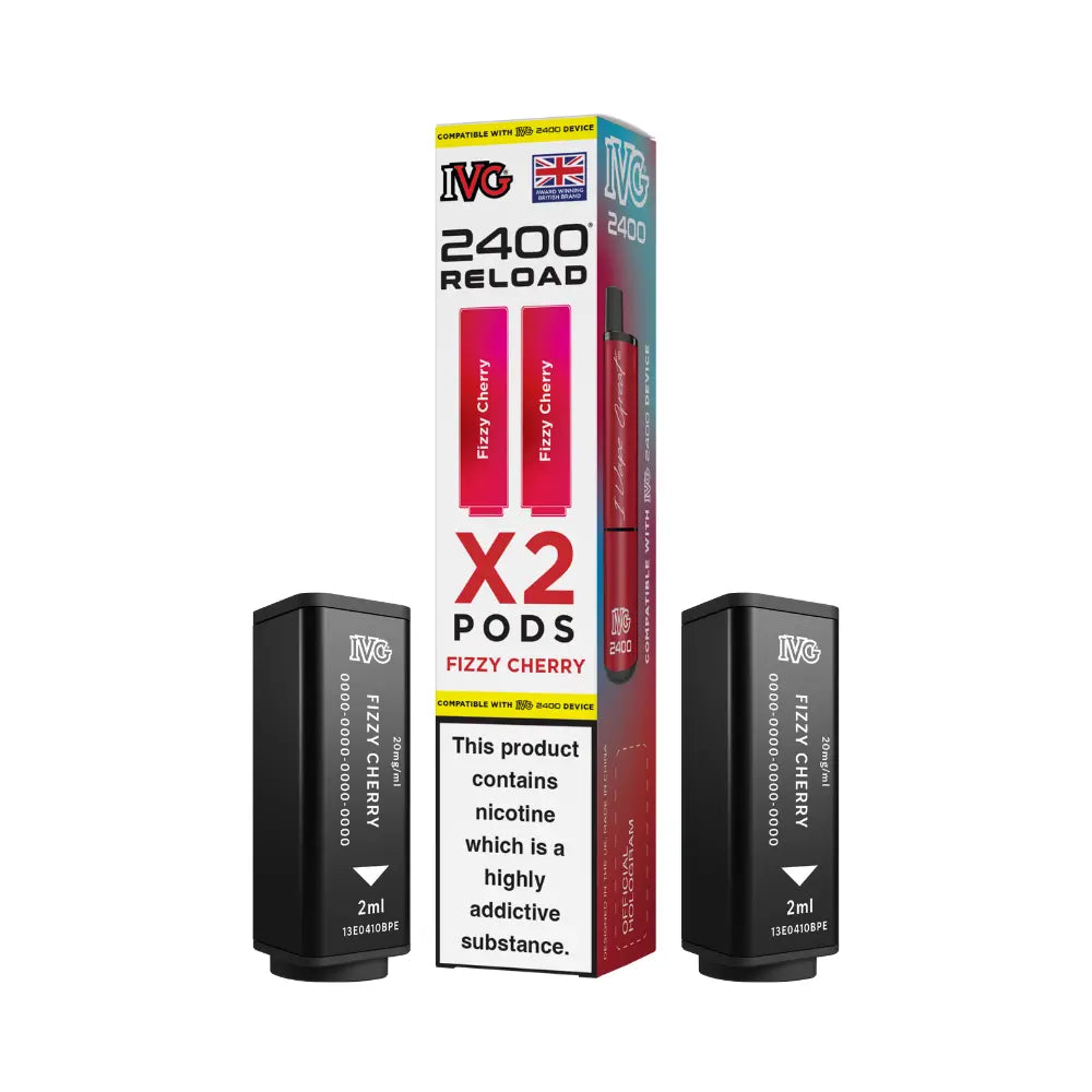 IVG 2400 Reload 4-in-1 Prefilled Pods Tidal Vape