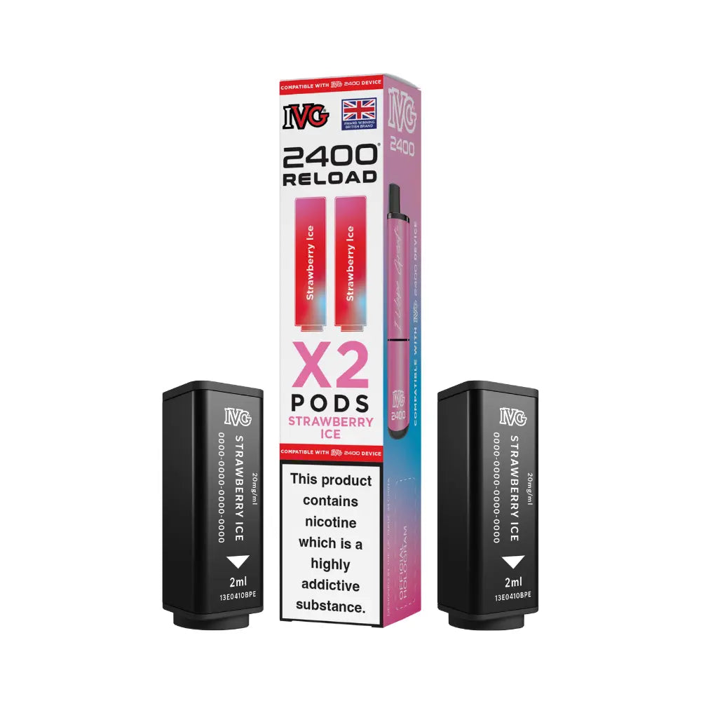 IVG 2400 Reload 4-in-1 Prefilled Pods Tidal Vape