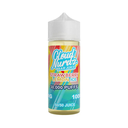 Iced Strawberry Lemon 100ml Shortfill by Cloud Nurdz