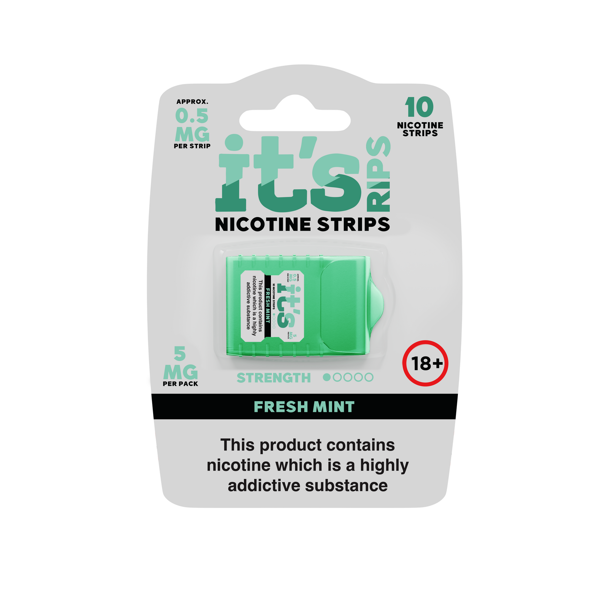 Fresh mint It's RIPS Nicotine Strips 10 Pack