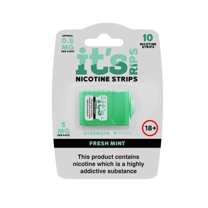 Fresh mint It's RIPS Nicotine Strips 10 Pack