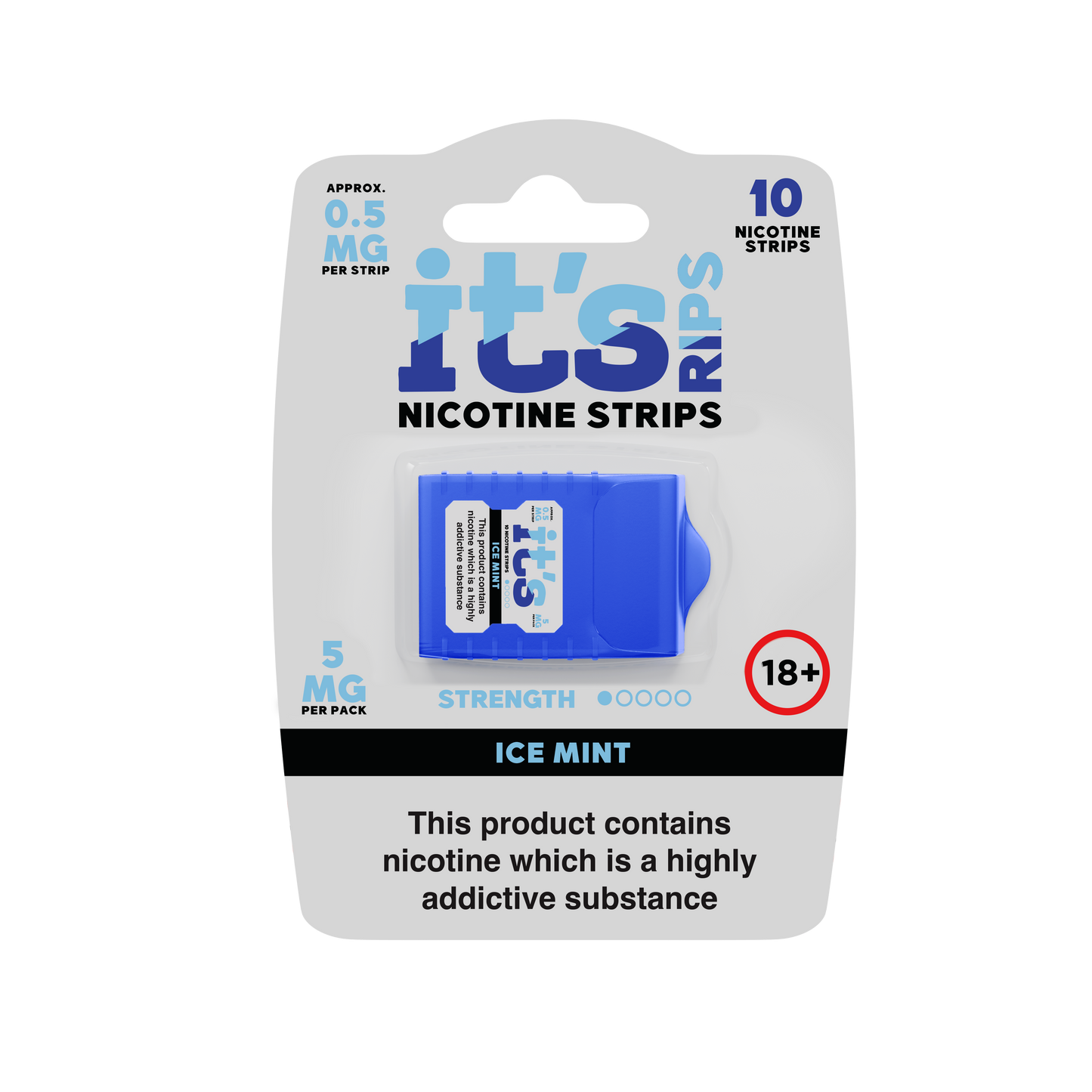 Ice mint It's RIPS Nicotine Strips