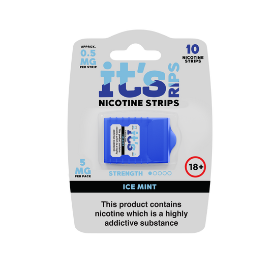 Ice mint Its RIPS Nicotine Strips 10 Pack