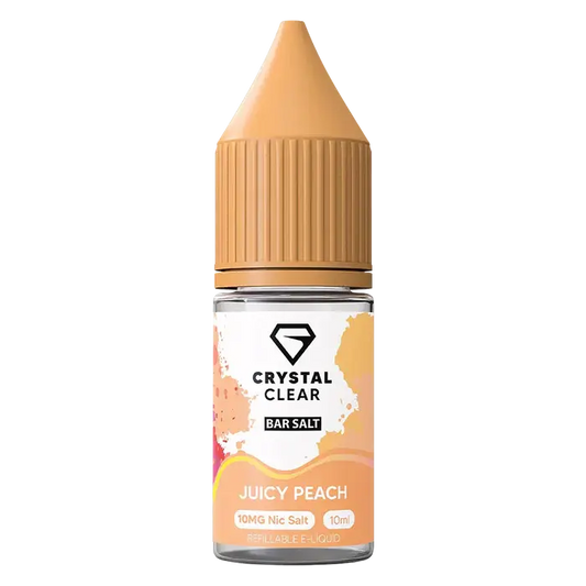 Juicy Peach Nic Salt by Crystal Clear Bar Salts