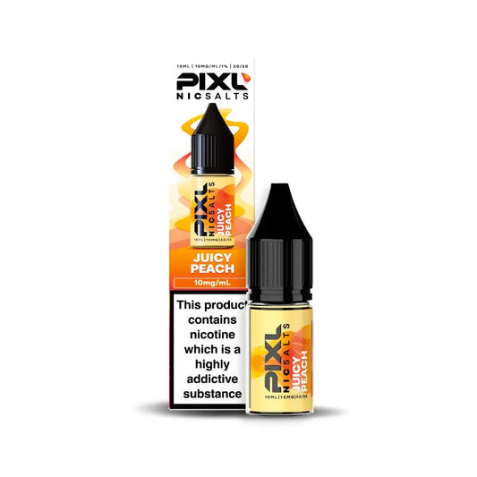 Juicy Peach Pixl 10ml Nic Salt E-Liquid