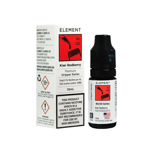 Kiwi Redberry Dripper E-liquid By Elements