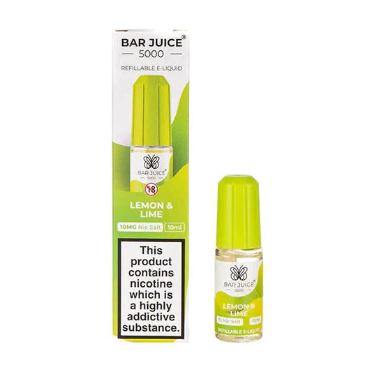 Lemon Lime Nic Salt E-Liquid by Bar Juice 5000