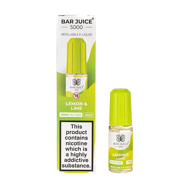 Lemon Lime Nic Salt E-Liquid by Bar Juice 5000