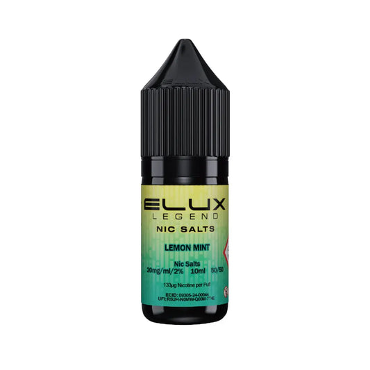 Lemon Mint 10ml Nic Salt by Elux Legend