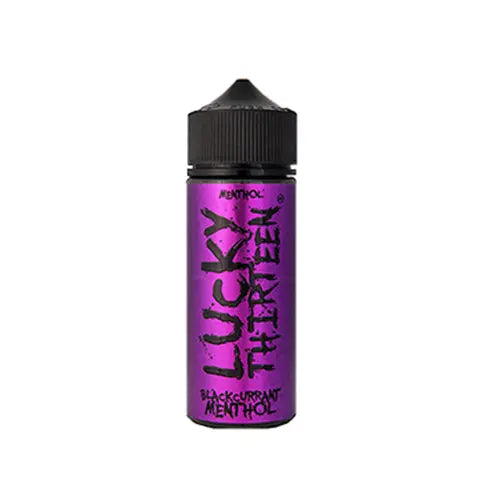 Lucky Thirteen Menthols Blackcurrant Menthol 100ml Shortfill