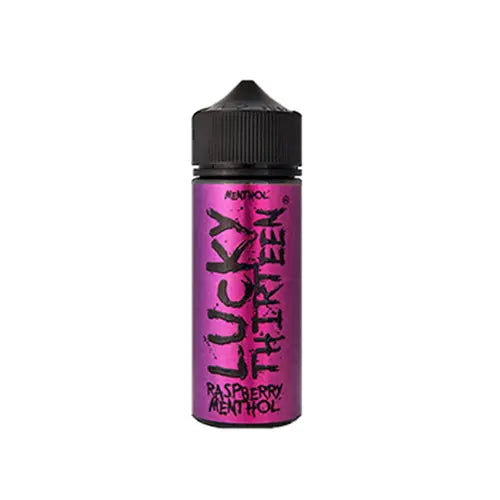 Lucky Thirteen Menthols Raspberry Menthol 100ml Shortfill