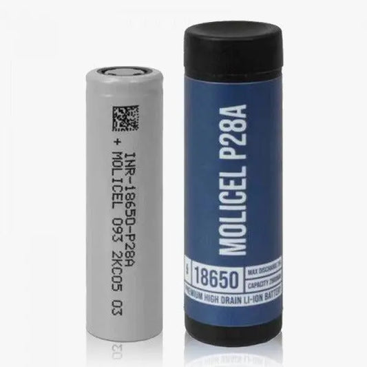MOLICEL P28A 18650 RECHARGEABLE VAPE BATTERY (2800MAH 25A)