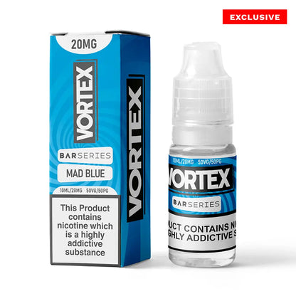Mad Blue Nic Salt by Vortex Bar Series Mad Blue Nic Salt by Vortex Bar Series