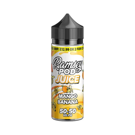 Mango Banana 100ml Shortfill by Ramsey Pod Juice