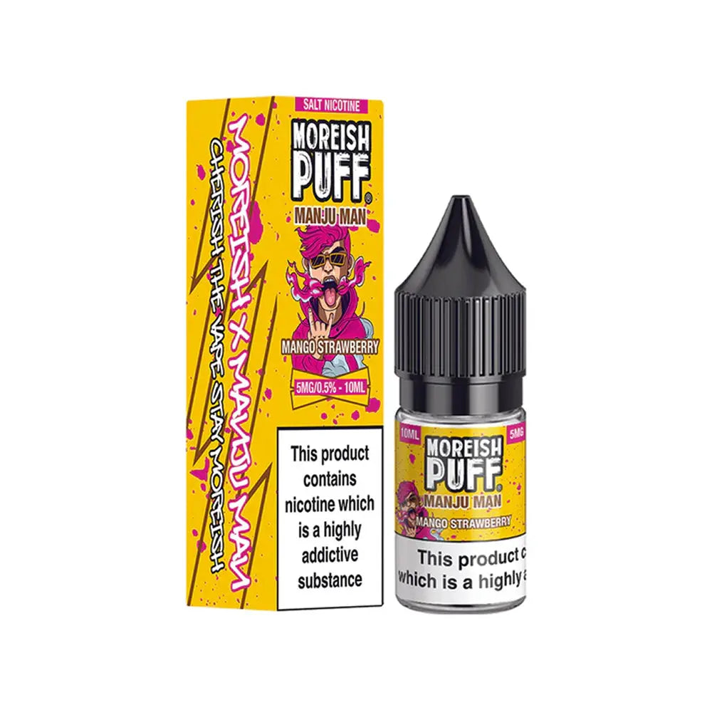 Mango Strawberry Moreish Puff Manju Man 10ml Nic Salt