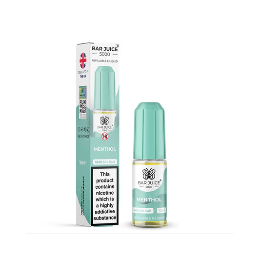 Menthol Nic Salt E-Liquid by Bar Juice 5000