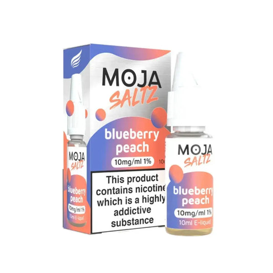 Moja Saltz Blueberry Peach 10ml Nic Salt E-Liquid