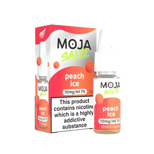 Moja Saltz Peach Ice 10ml Nic Salt E-Liquid