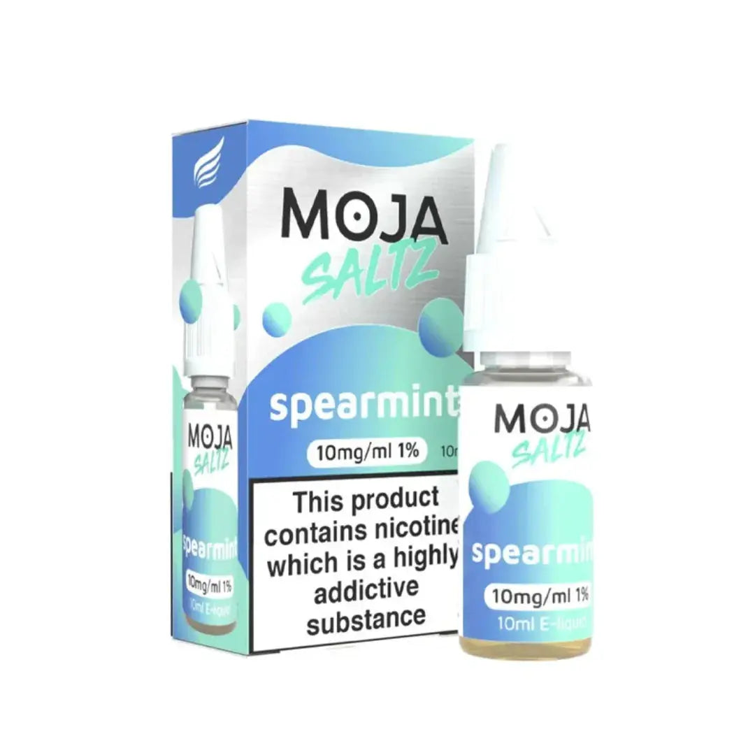 Moja Saltz Spearmint 10ml Nic Salt E-Liquid