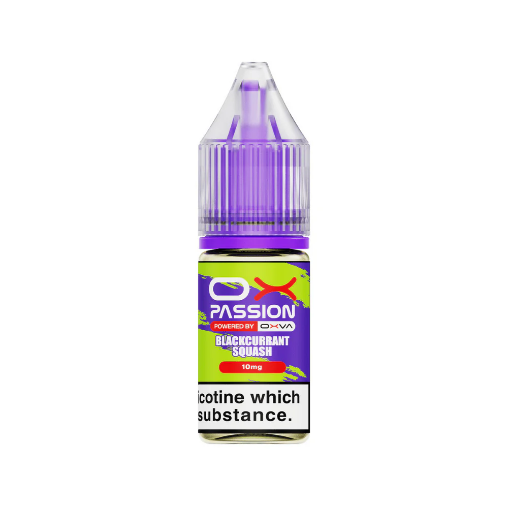 Blackcurrant Squash OX Passion 10ml Nic Salt by Oxva