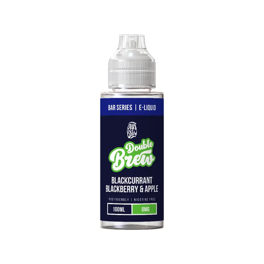 Ohm Brew Double Brew Blackcurrant Blackberry & Apple 100ml Shortfill