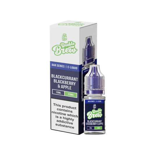 Ohm Brew Double Brew Blackcurrant Blackberry & Apple 10ml Nic Salt E-Liquid