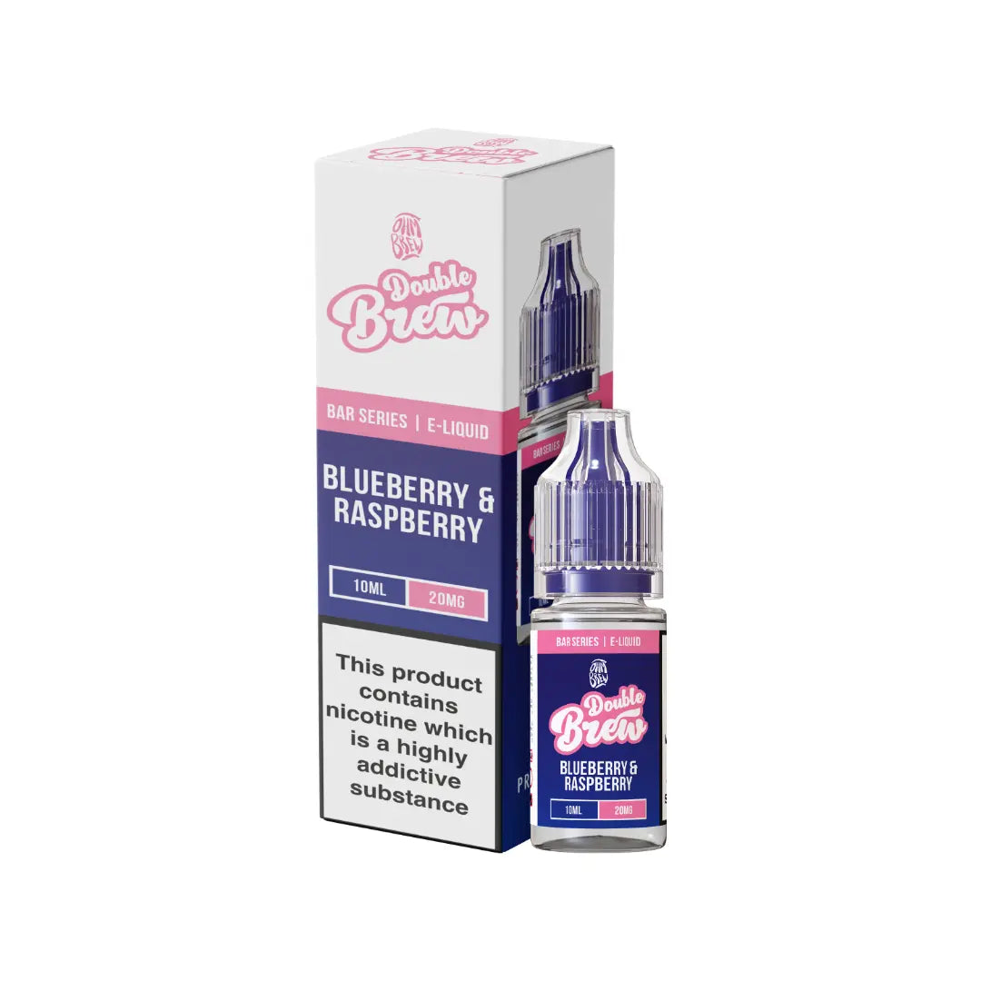 Ohm Brew Double Brew Blueberry Raspberry 10ml Nic Salt E-Liquid