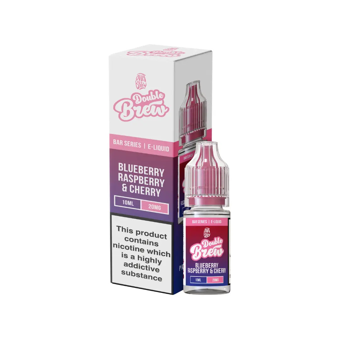 Ohm Brew Double Brew Blueberry Raspberry Cherry 10ml Nic Salt E-Liquid