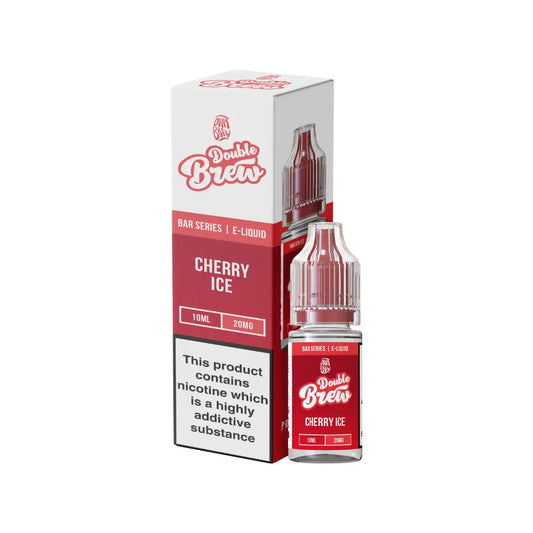 Ohm Brew Double Brew Cherry Ice 10ml Nic Salt E-Liquid