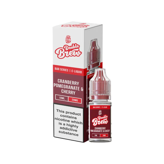 Ohm Brew Double Brew Cranberry Pomegranate and Cherry 10ml Nic Salt E-Liquid