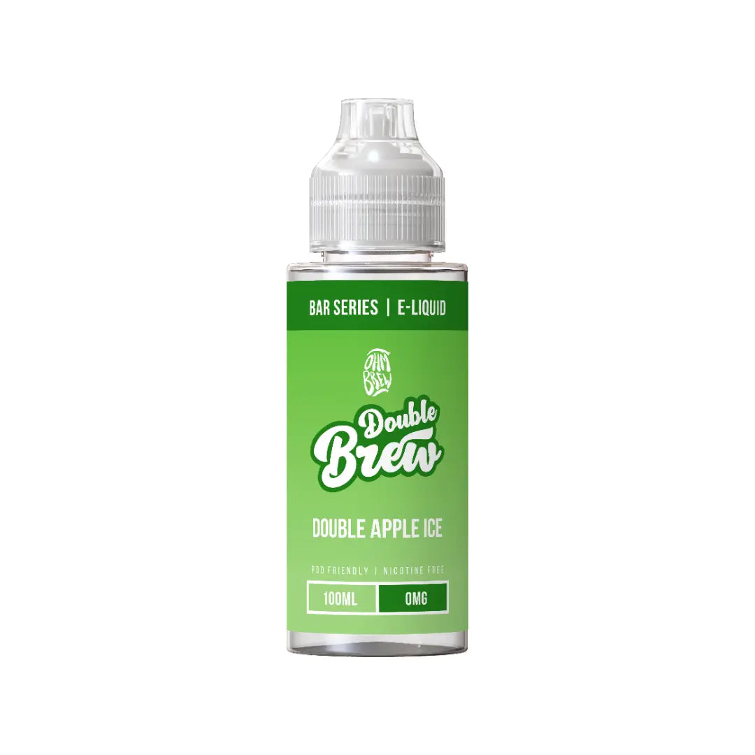 Ohm Brew Double Brew Double Apple Ice 100ml Shortfill