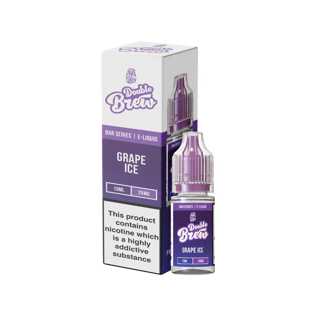 Ohm Brew Double Brew Grape Ice 10ml Nic Salt E-Liquid
