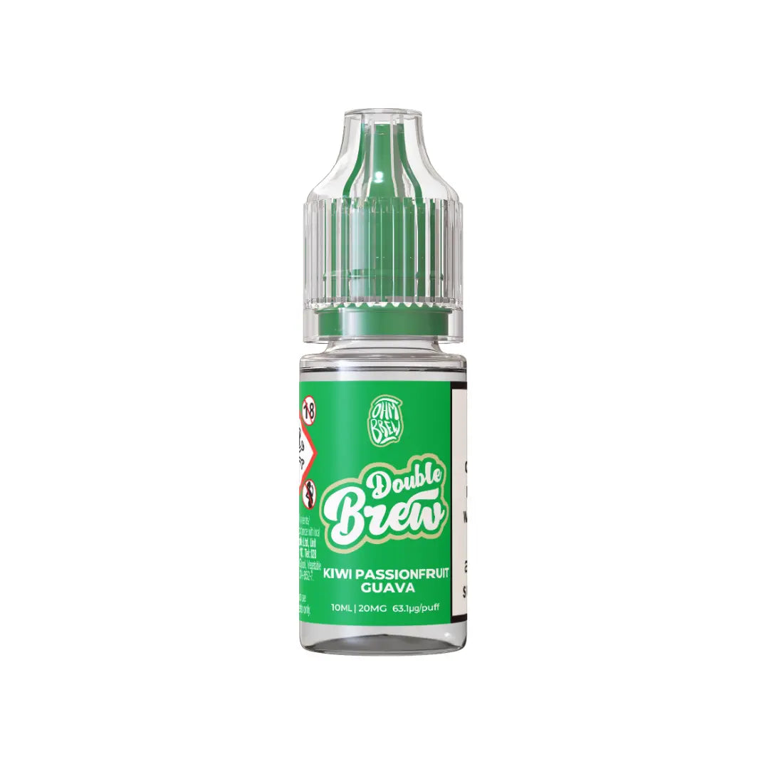 Ohm Brew Double Brew Kiwi Passionfruit Guava Nic Salt