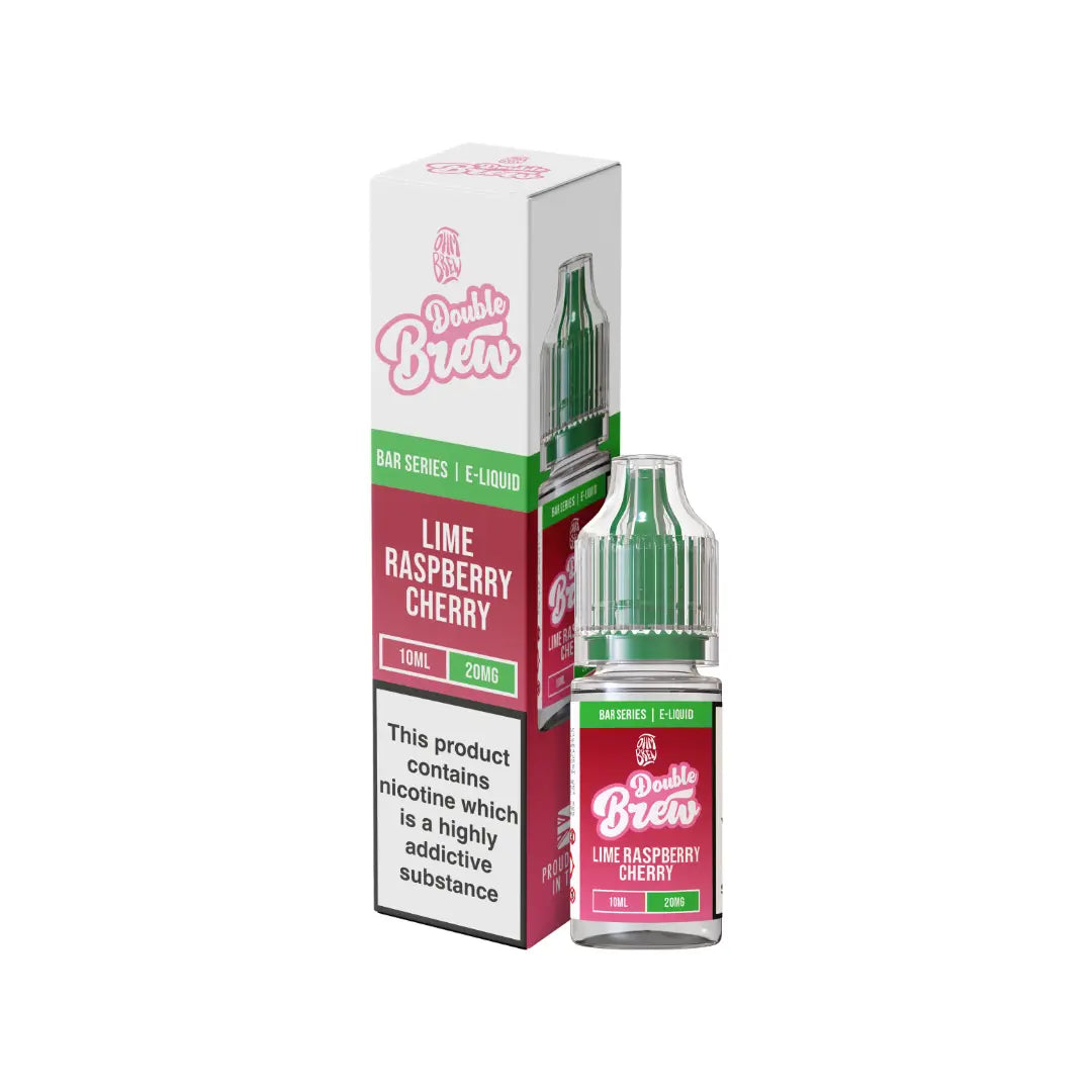 Ohm Brew Double Brew Lime Raspberry Cherry 10ml Nic Salt E-Liquid
