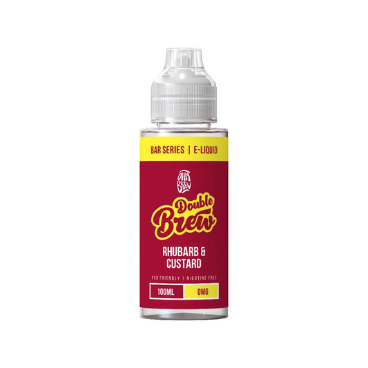 Ohm Brew Double Brew Rhubarb & Custard 100ml Shortfill