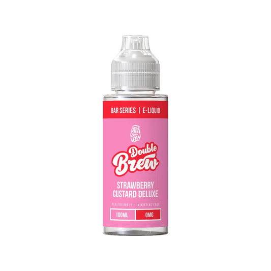 Ohm Brew Double Brew Strawberry Custard Deluxe 100ml Shortfill
