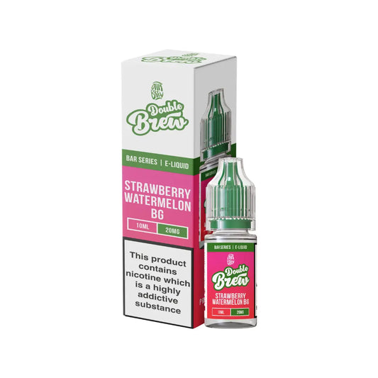 Ohm Brew Double Brew Strawberry Watermelon Bubblegum 10ml Nic Salt E-Liquid