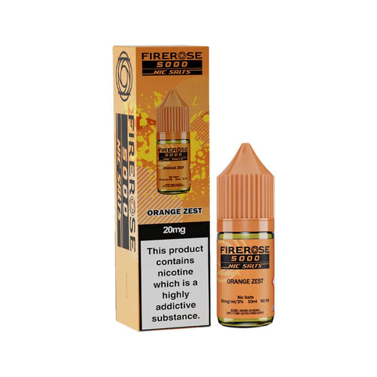 Orange Zest Nic Salt by Elux Firerose 5000