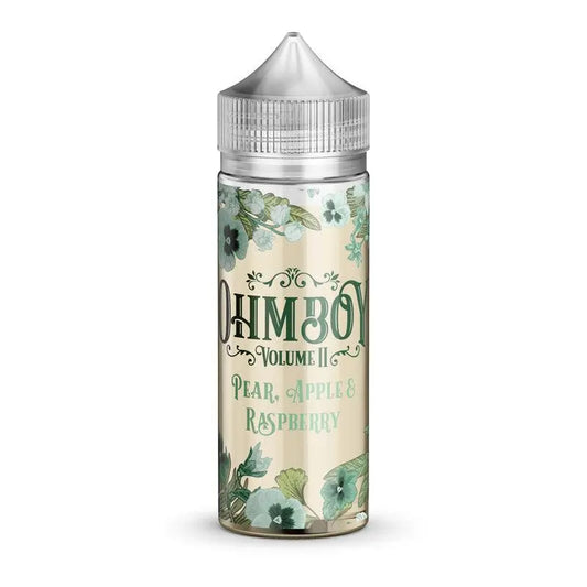 PEAR APPLE & RASPBERRY 100ML E-LIQUID BY OHM BOY VOLUME II