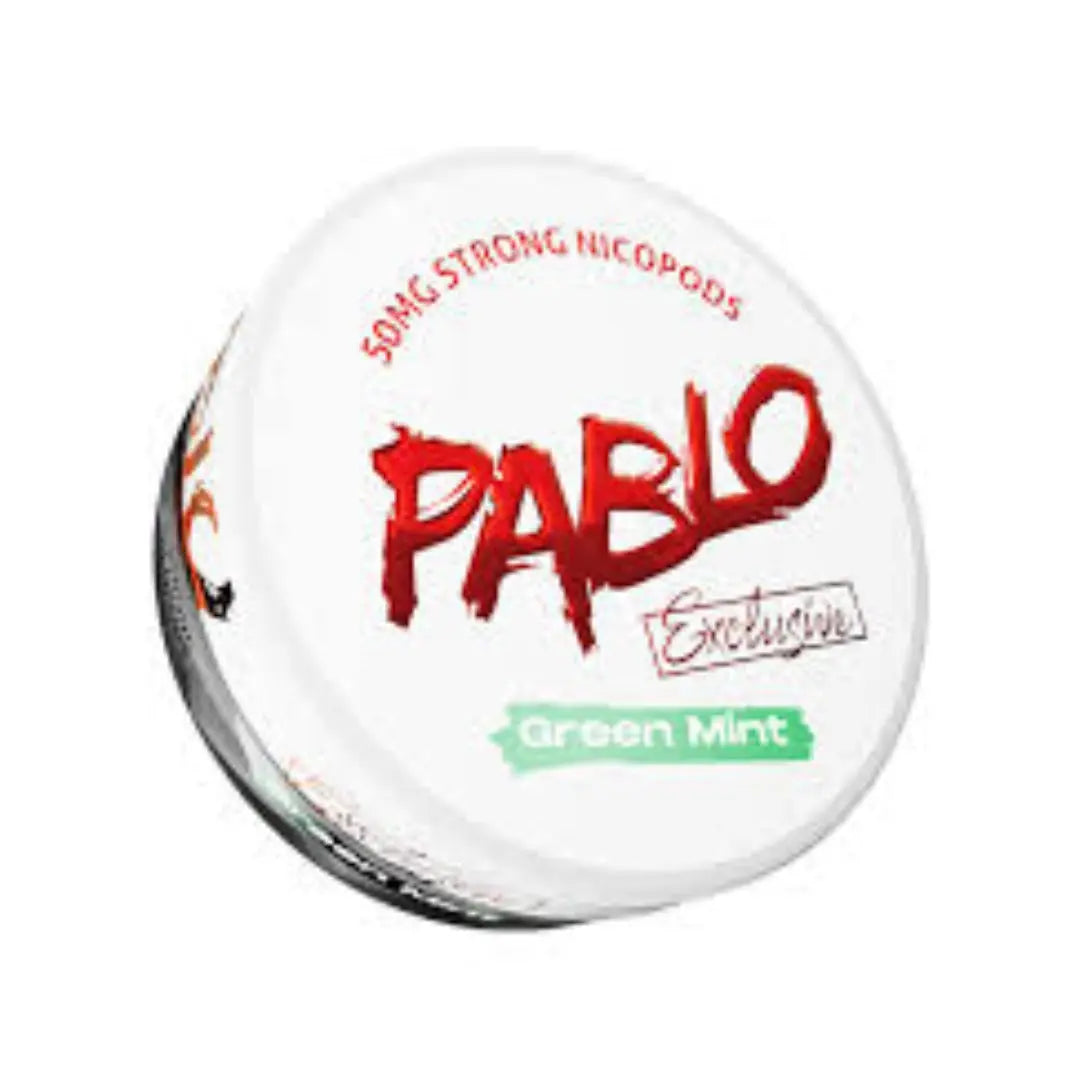 Pablo Exclusive Green Mint 50mg Nicotine Pouches