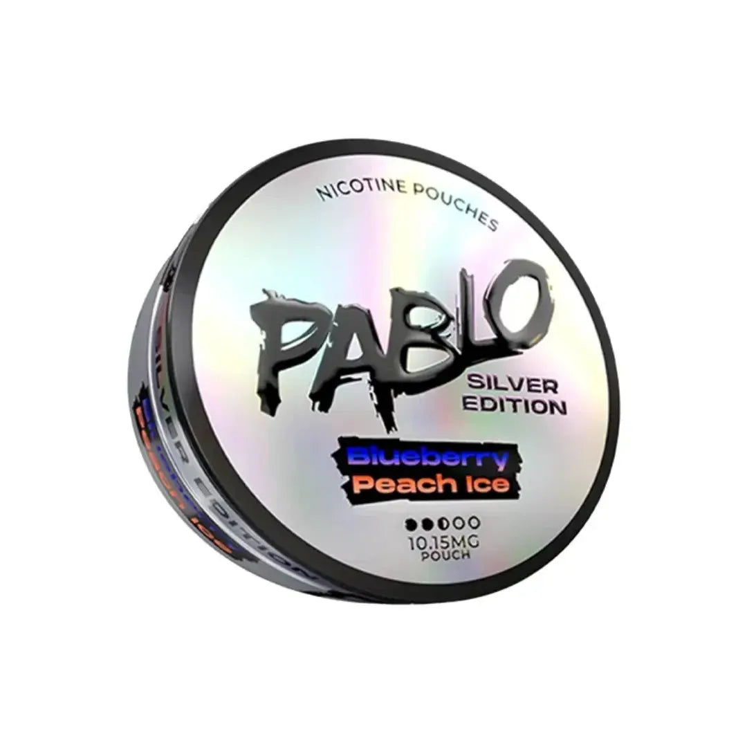 Pablo Silver Edition Blueberry Peach Ice 10mg Nicotine Pouches