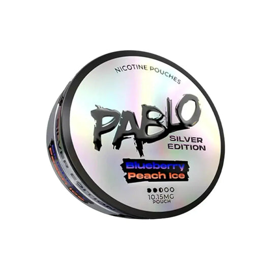 Pablo Silver Edition Blueberry Peach Ice 10mg Nicotine Pouches
