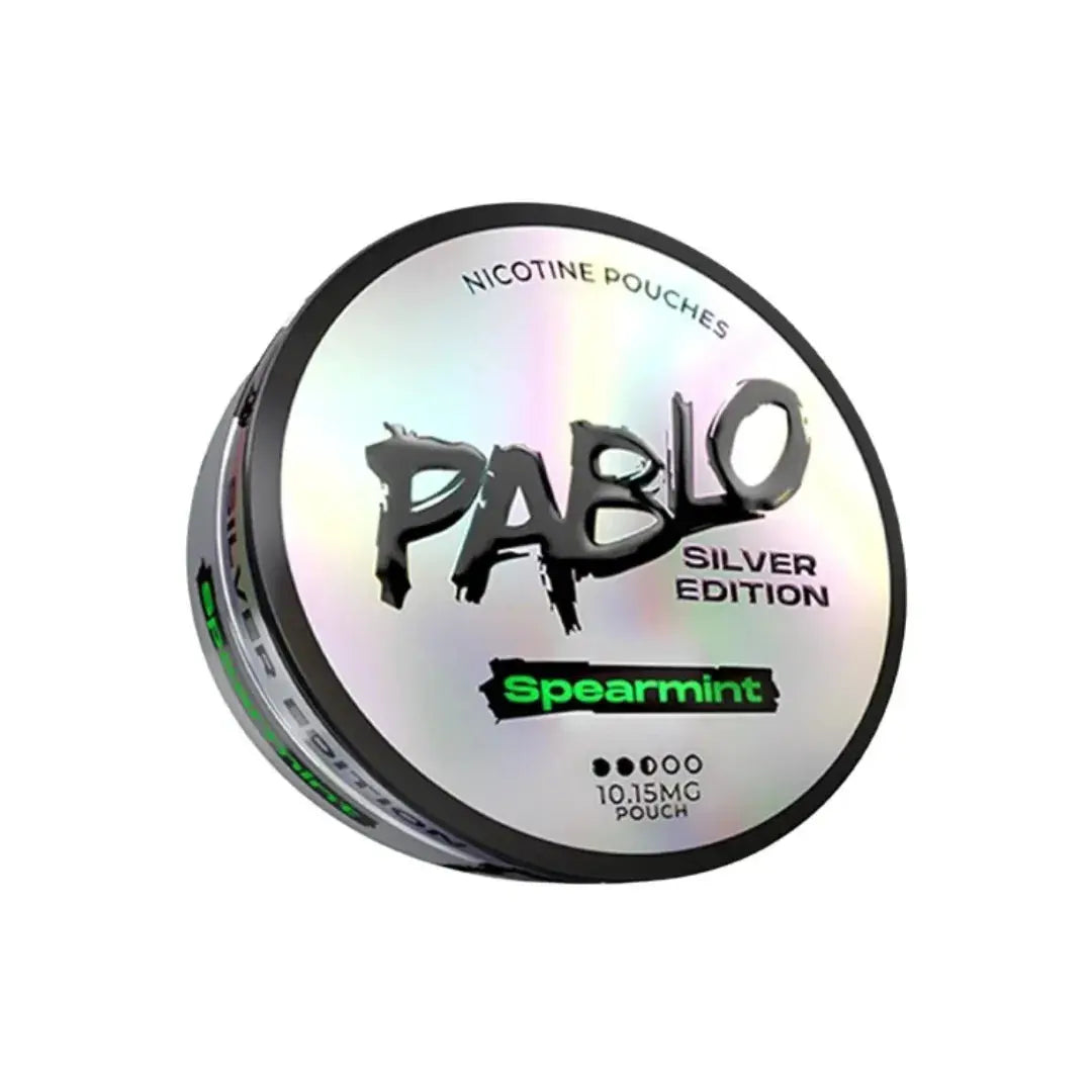 Pablo Silver Edition Spearmint 10mg Nicotine Pouches