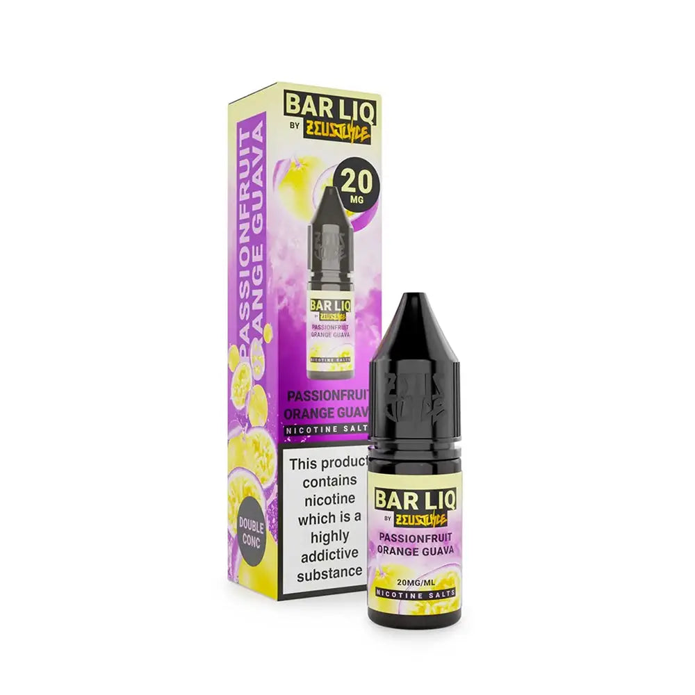 Passionfruit Orange Guava Bar Liq Nic Salt by Zeus Juice Zeus Juice
