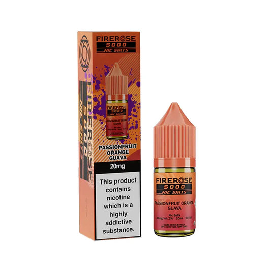 Passionfruit Orange Guava Nic Salt by Elux Firerose 5000